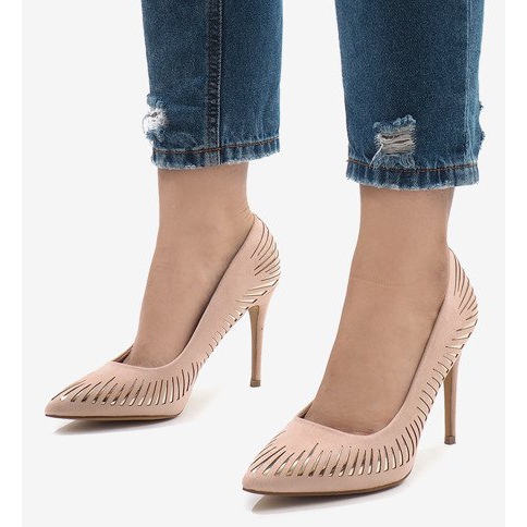 Vaaleanpunaiset HYD-A16 klassiset mokkanahkakengät vaaleanpunainen 1 Vaaleanpunaiset HYD-A16 klassiset mokkanahkakengät vaaleanpunainen 1