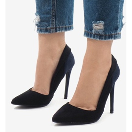 Mustat klassiset mokkanahkakengät 95299-35 1