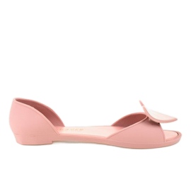 Vaaleanpunaiset melissa-kumibaleriinit sydämellä KM121-24 vaaleanpunainen 1