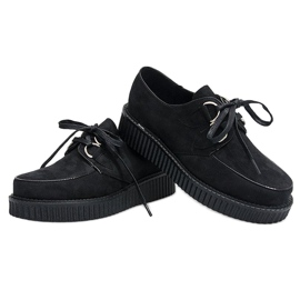 Creepers Saappaat Rose Black Platform musta 1