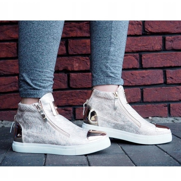 Korkeat tennarit Q55 Gold kultainen 1