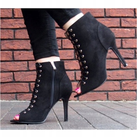 Saappaat / avosaappaat Laila 5003 Musta 2