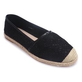 Ballerinat Espadrilles A168 musta 1