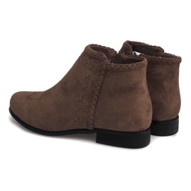 Suede Booties Chelsea saappaat 100-602 Khaki 1