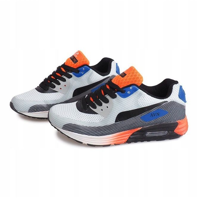 Urheilukengät B49-3 Valkoinen musta monivärinen 2