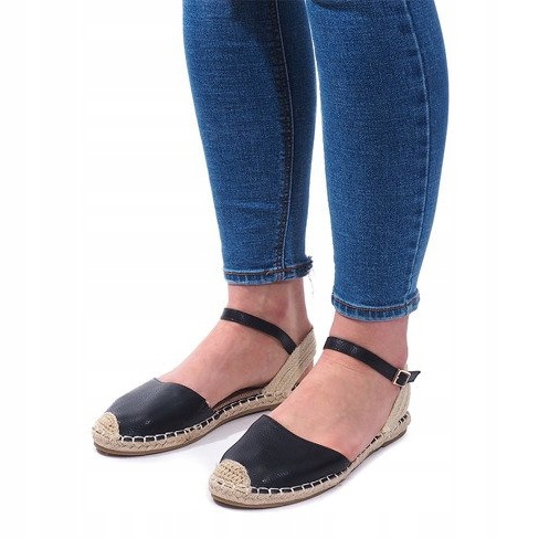 Sandaalit Espadrilles Ballerinas 6351 Musta 1