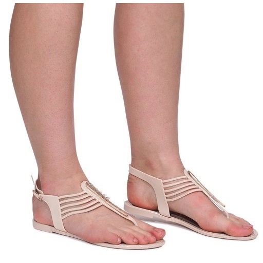 Meliski Sandaalit Cyrkoniami 001-356 Beige 1