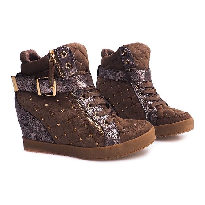 Wedge Tennarit 6227-Y Khaki monivärinen vihreä 1