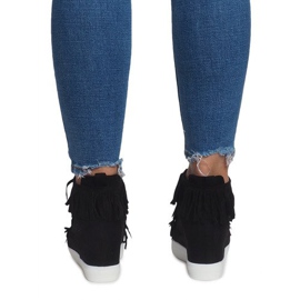 Kiilakorkoiset lenkkarit Boho AT-0613-1 Musta 2