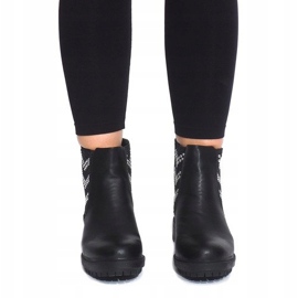 Moottorisaappaat, joissa nastat LL98 musta 2