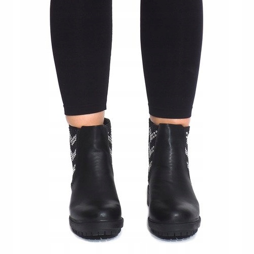 Moottorisaappaat, joissa nastat LL98 musta 2