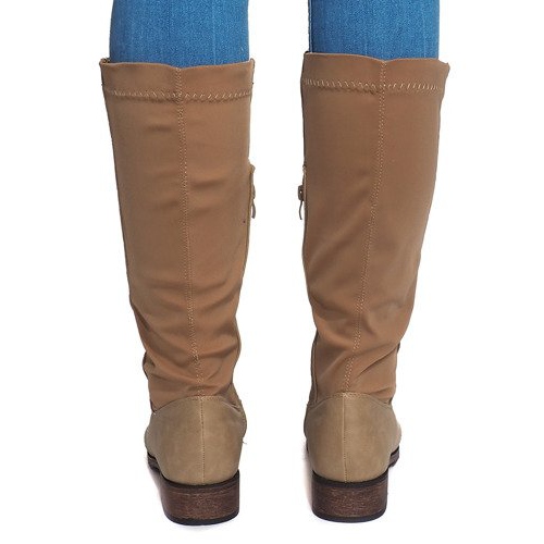 Korkeat lämpimät saappaat BL2838 Khaki vihreä 1