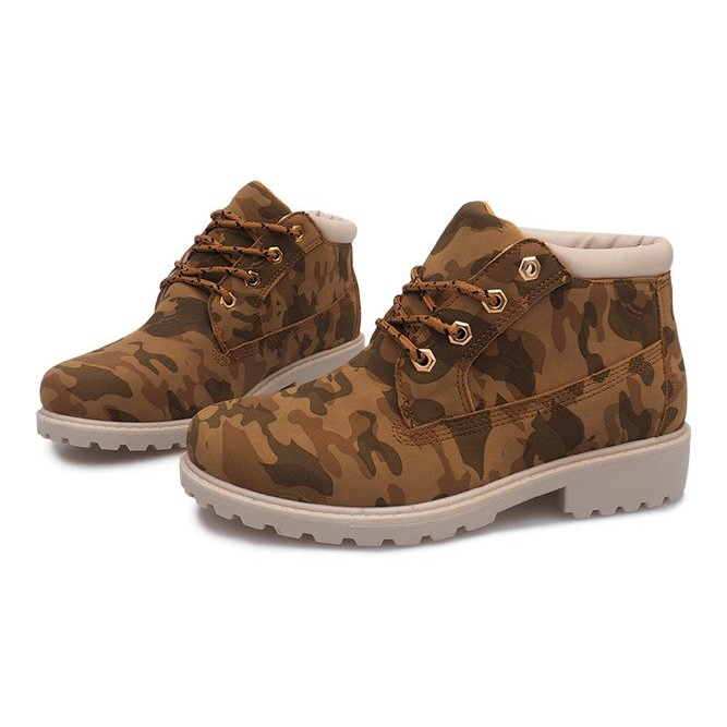 Timberki Trapery W-3056 Kameli ruskea 2