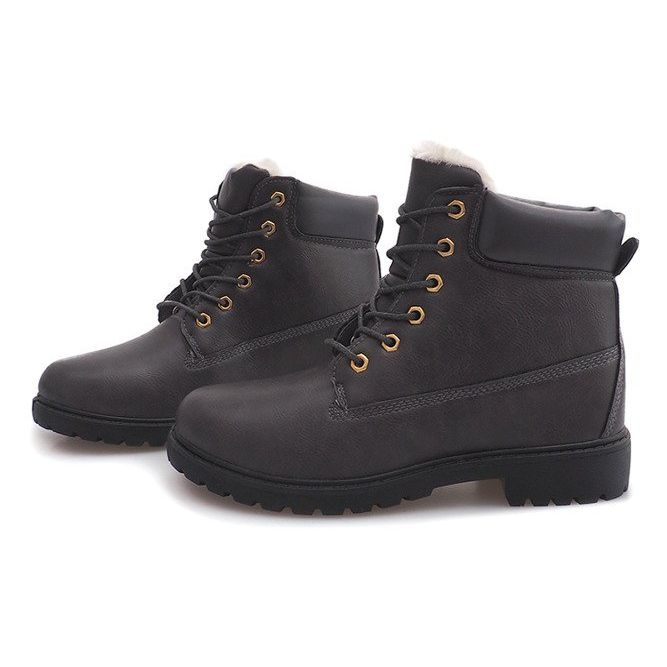 Lämmin puutavara TL037-3 Harmaa 2