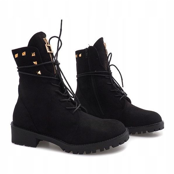 Mokkanahkaiset koristelijat H99-17 Musta 1