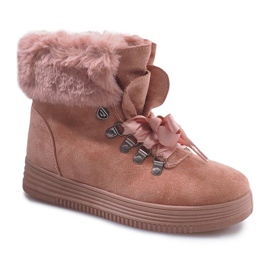 Saappaat turkis 8898 vaaleanpunainen 1