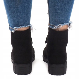 Suede saappaat AT-0625 musta 2