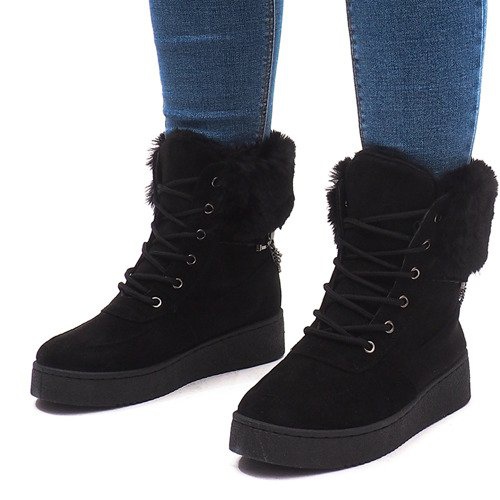 Lämmin lenkkarit 16-560 musta 1