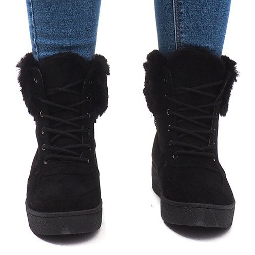 Lämmin lenkkarit 16-560 musta 2