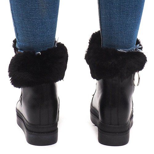 Lämmin lenkkarit SJ665-1 musta 1