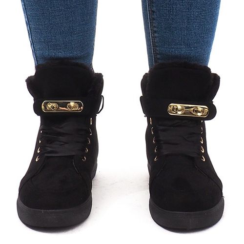 BM Lämpimät lenkkarit BOK-1122 musta 2