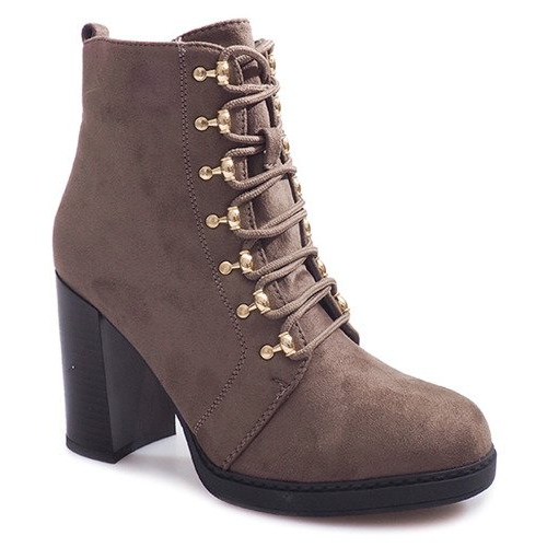 Lämpimät saappaat postissa 0-195 Khaki monivärinen vihreä 1