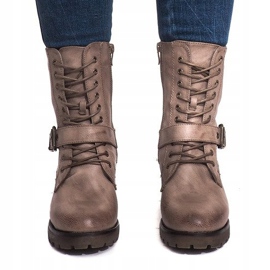 Sotilaalliset lämpimät saappaat S167 Khaki monivärinen vihreä 1