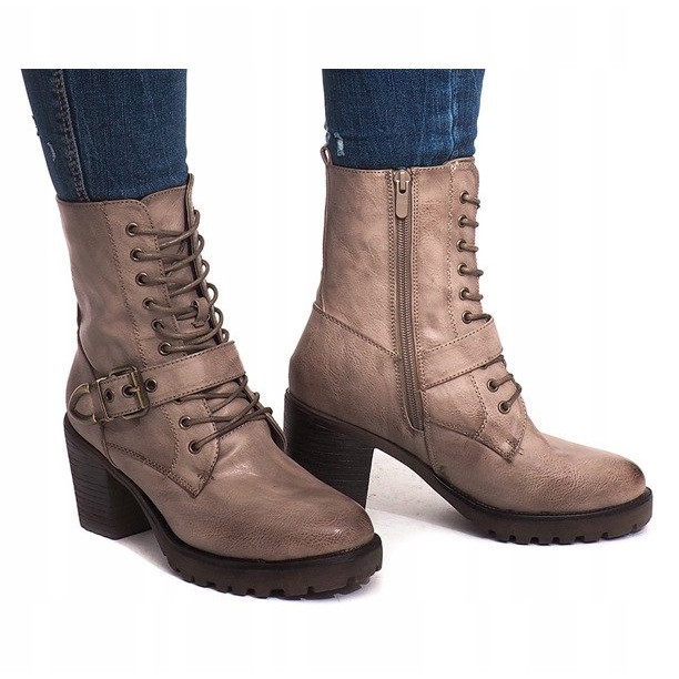 Sotilaalliset lämpimät saappaat S167 Khaki monivärinen vihreä 2