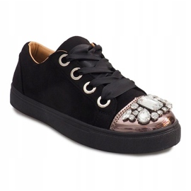 Runsaasti sisustetut lenkkarit 6192 musta 1