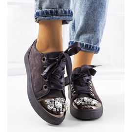 Rikkaasti sisustetut lenkkarit 6192 Harmaa 1