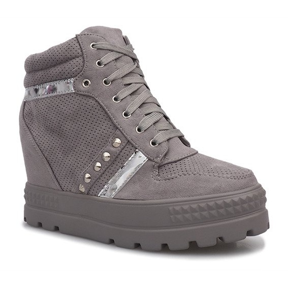 Harmaat mokkanahkaiset Maxime -lenkkarit 2 Harmaat mokkanahkaiset Maxime -lenkkarit 2