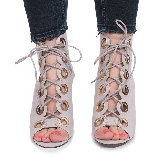 Harmaat Sylviane -saappaat 1