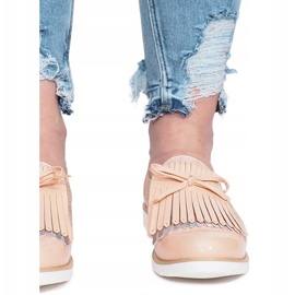 Vaaleanpunaiset avoimet leivonnaiset Pamole -hapsuilla vaaleanpunainen 1