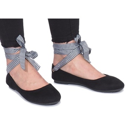 Acron mustat ballerinat ja rusetti 2