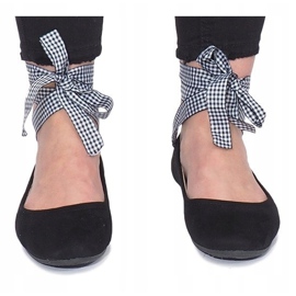 Acron mustat ballerinat ja rusetti 1