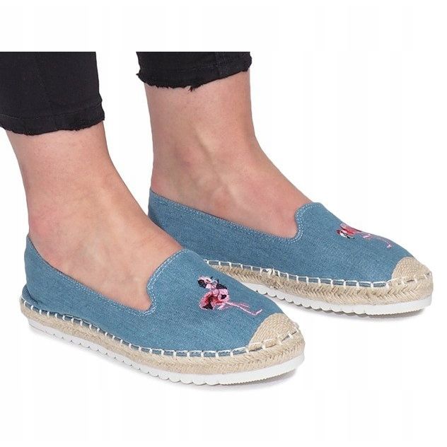 Blue Flaming Jeans espadrillit sininen 1