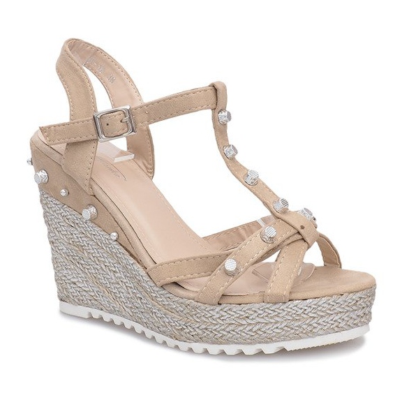 Beige kiila sandaalit Chillin espadrilles 1