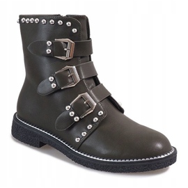 Vihreät saappaat, joissa nastat WD-713 monivärinen 1