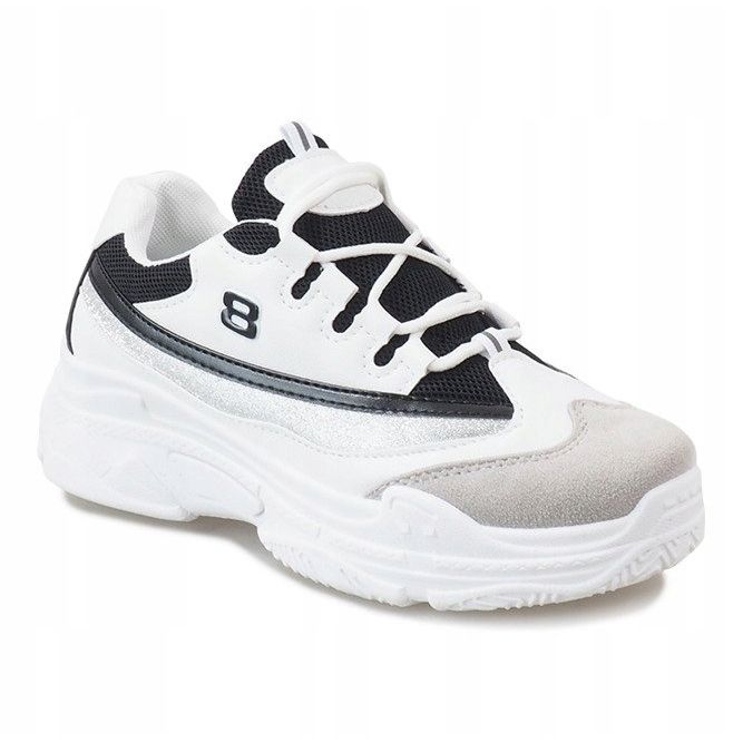 Valkoiset muodikkaat urheilukengät vuodelta 1803 valkoinen 1