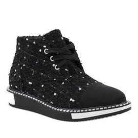 Mustat TS1811-nauhakengät 1