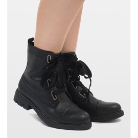 Kayla Shoes Mustat nauhakengät S161 1