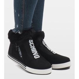 Mustat NB220P mokkaeristetyt saappaat 2