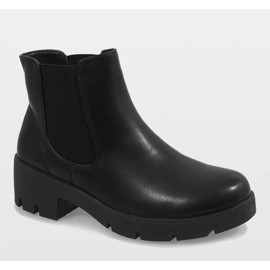 Mustat eristetyt korkokengät 9996-3 1