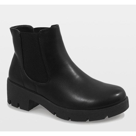 Mustat eristetyt korkokengät 9996-3 1