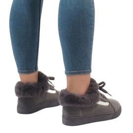 Harmaat saappaat, eristetyt lenkkarit FB-186 1