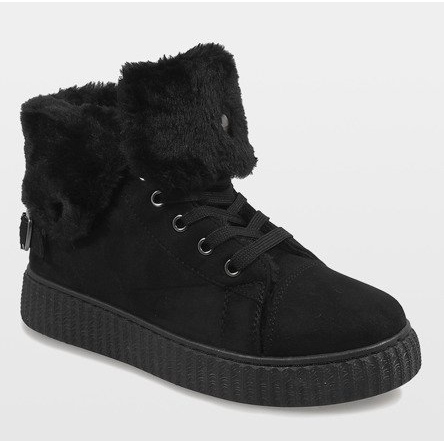 Mustat eristetyt saappaat B192-1 1