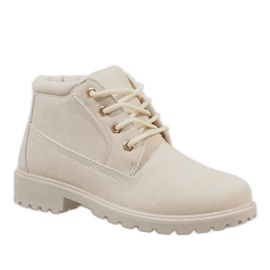 Beige trapper saappaat W-3056 1