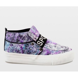 Valkoiset lenkkarit 623 valkoinen monivärinen 1