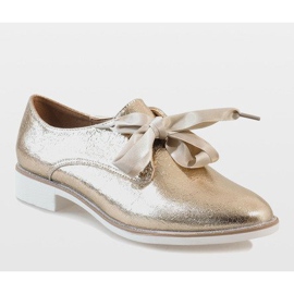 Kultaiset nauhakengät L7100 kultainen 2