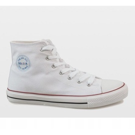 Valkoiset klassiset miesten lenkkarit CQ-1401 valkoinen 2